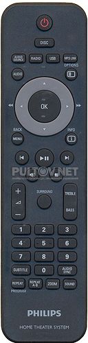 996510026031 (1015002213) оригинальный пульт для домашнего кинотеатра PHILIPS HSB4352/12