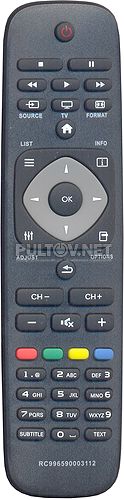 996590003112 неоригинальный пульт для телевизора PHILIPS 26PFL2908H/60