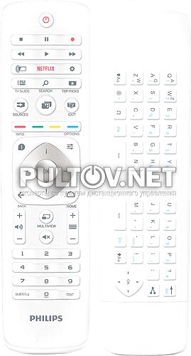 996595006405 398GF10WEPH00T YKF352-B03 оригинальный двухсторонний пульт для телевизора Philips без русской клавиатуры