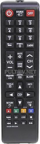 AA59-00630A неоригинальный пульт для ЖК-панелей Samsung LH40GWPLBC и других