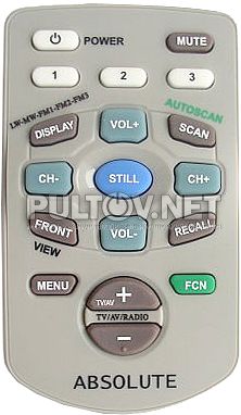 Absolute TVR-07FM ver.3 пульт для ТВ-тюнера