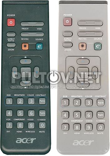 A-2603. Acer A-2609 (VZ5300002) пульт для проектора ACER P1165 и др.