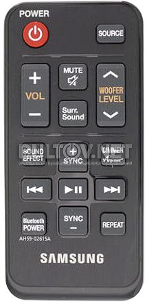 AH59-02615A пульт для саундбара Samsung HW-H600
