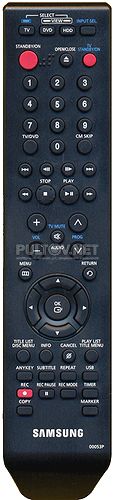 00053P , AK59-00053P оригинальный пульт для DVD/HDD-рекордера Samsung DVD-HR733