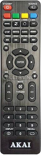 AKTV4023T пульт для телевизора Akai 