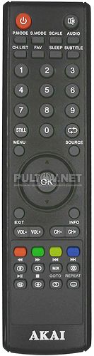 PDD-43A70P пульт для телевизора AKAI 