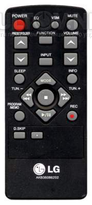 AKB36086202 пульт для музыкального центра LG