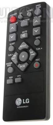 AKB36086231, AKB36086232 пульт для музыкального центра LG 