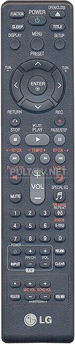 AKB37026814 пульт для домашнего кинотеатра LG HTK964TZ и др.