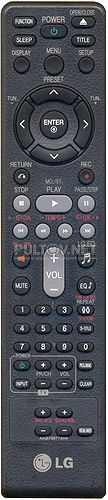 AKB70877909 пульт для музыкального центра Micro с DVD LG FB-164K