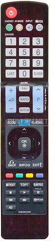 AKB72914293 = LG AKB73275606 НЕоригинальный пульт для телевизора LG 22LV5500 и других