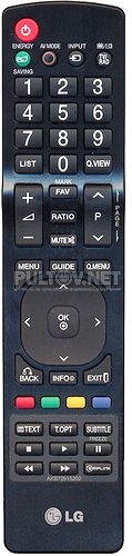 AKB72915207 , AKB72915202 оригинальный пульт для телевизора LG 37LD420 и других