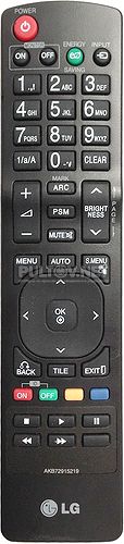 AKB72915219 оригинальный пульт для телевизора LG M3204CJ ( LG FLATRON M3204CCWA )