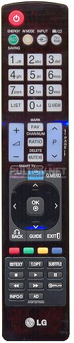 AKB73275607 = LG AKB73275605 пульт для LED телевизора LG 37LV370S и других