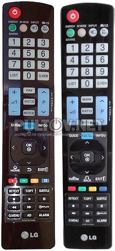 AKB73275689, AKB73275651, AKB73275652 оригинальный пульт для телевизора LG 42LT760H