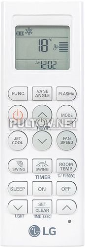 AKB73455716, AKB73455712 оригинальный пульт для кондиционера LG PQWRCQ0FDB и др.