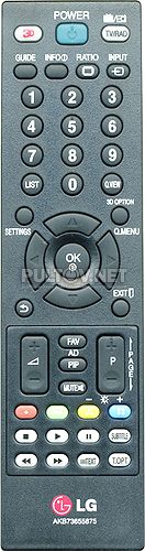 AKB73655875 оригинальный пульт для телевизора LG DM2752D и др.
