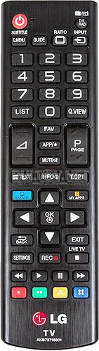AKB73715601 оригинальный пульт для телевизора LG 47LA667V и других (то есть для моделей 2013 года)