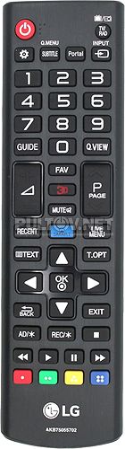 AKB75055702 оригинальный пульт для телевизора LG 