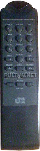 AS450, AS455, AS540, AS545 пульт для CD-музыкальных центров Philips