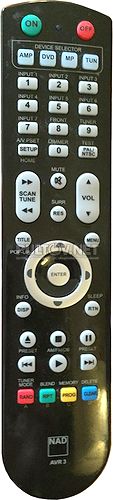 AVR 3 пульт для AV-ресивера Nad T747