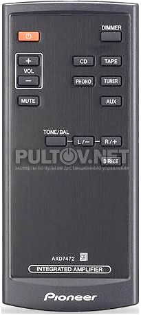AXD7472 пульт для интегрального стерео усилителя Pioneer A-A6-J и других