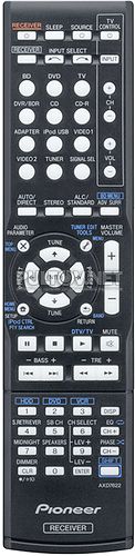 AXD7621, AXD7622, 8300762200010-IL оригинальный пульт для AV-ресивера PIONEER VSX-821 и др.