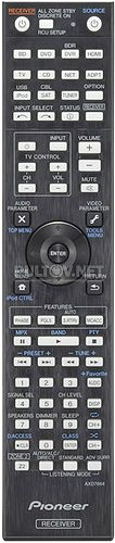 AXD7664 пульт для Av-ресивера Pioneer VSX-922-K и др.