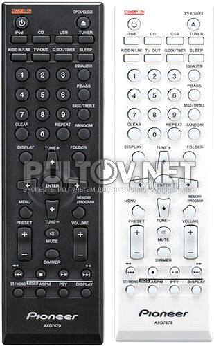 AXD7670, AXD7678 пульт для музыкального центра Pioneer X-CM31-K
