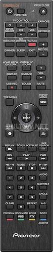 AXD7702, AXD7704, AXD7705 пульт для домашнего кинотеатра Pioneer MCS-838 и других
