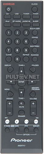 AXD7717 пульт для музыкального центра Pioneer X-SMC55-S