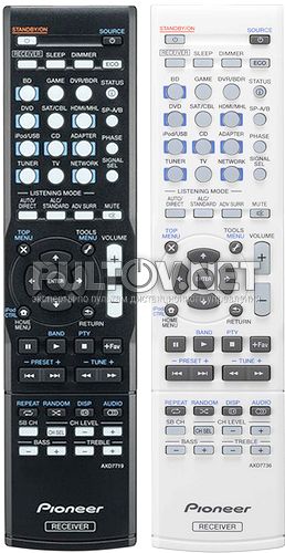 AXD7719, AXD7736 пульт для ресивера Pioneer VSX-S310 и др.