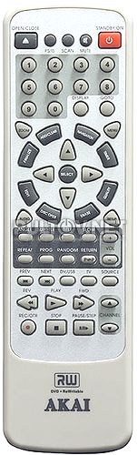 A-3501R пульт для DVD-рекордера AKAI
