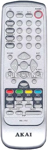 LTV-2720, AKAI RM-L1703 пульт для телевизора AKAI LM-H30CJSA и других