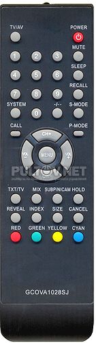 GC0VA1028SJ пульт для телевизора AKAI LTA-2373 и других
