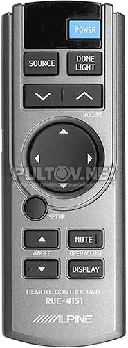 RUE-4151 пульт для потолочного монитора Alpine TMX-R705