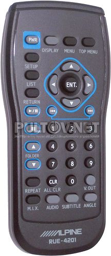 RUE-4201 пульт для автомагнитолы ALPINE DHA-S690
