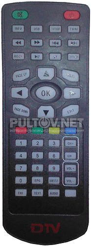 Avis AVS2000DVB пульт для автомобильного цифрового DVB-T тюнер