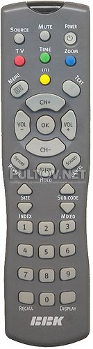 EN-02505B, WD-006 пульт для телевизора BBK LT1514S и LT1914S