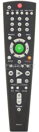 RC026-01R, RC026-018R пульт для DVD-плеера BBK