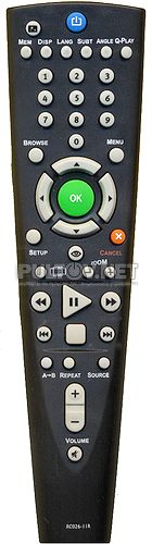 RC026-11R пульт для DVD-плеера