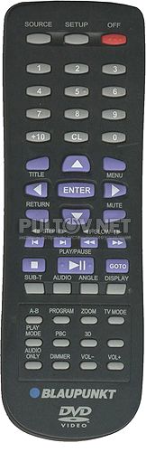 DVD-2 пульт для DVD-плеера BLAUPUNKT