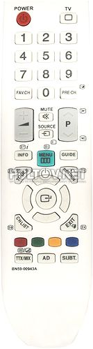 BN59-00943A неоригинальный пульт для телевизора Samsung LE-22B451C4W