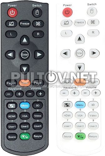 BR-5053C, SP.72702GC01 пульт для проектора Optoma WU336 и др.
