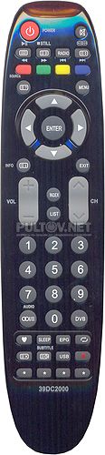 C28DC2000, C39DC2000, C46DC2000 пульт для телевизоров DNS