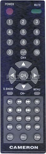 EP-1100, CAMERON CTV-7010W и CTV-7010G пульт для портативного телевизора