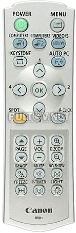 RS01 пульт для проектора Canon SX50