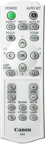 RS03 пульт для проектора Canon SX80