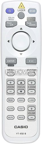 YT-450-B пульт для проектора Casio XJ-460