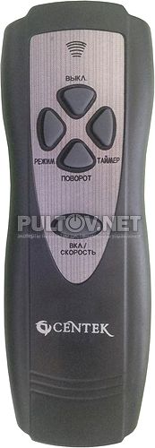 CT-5010 (вар.1), CT-5012, CT-5014 пульт для вентилятора Centek